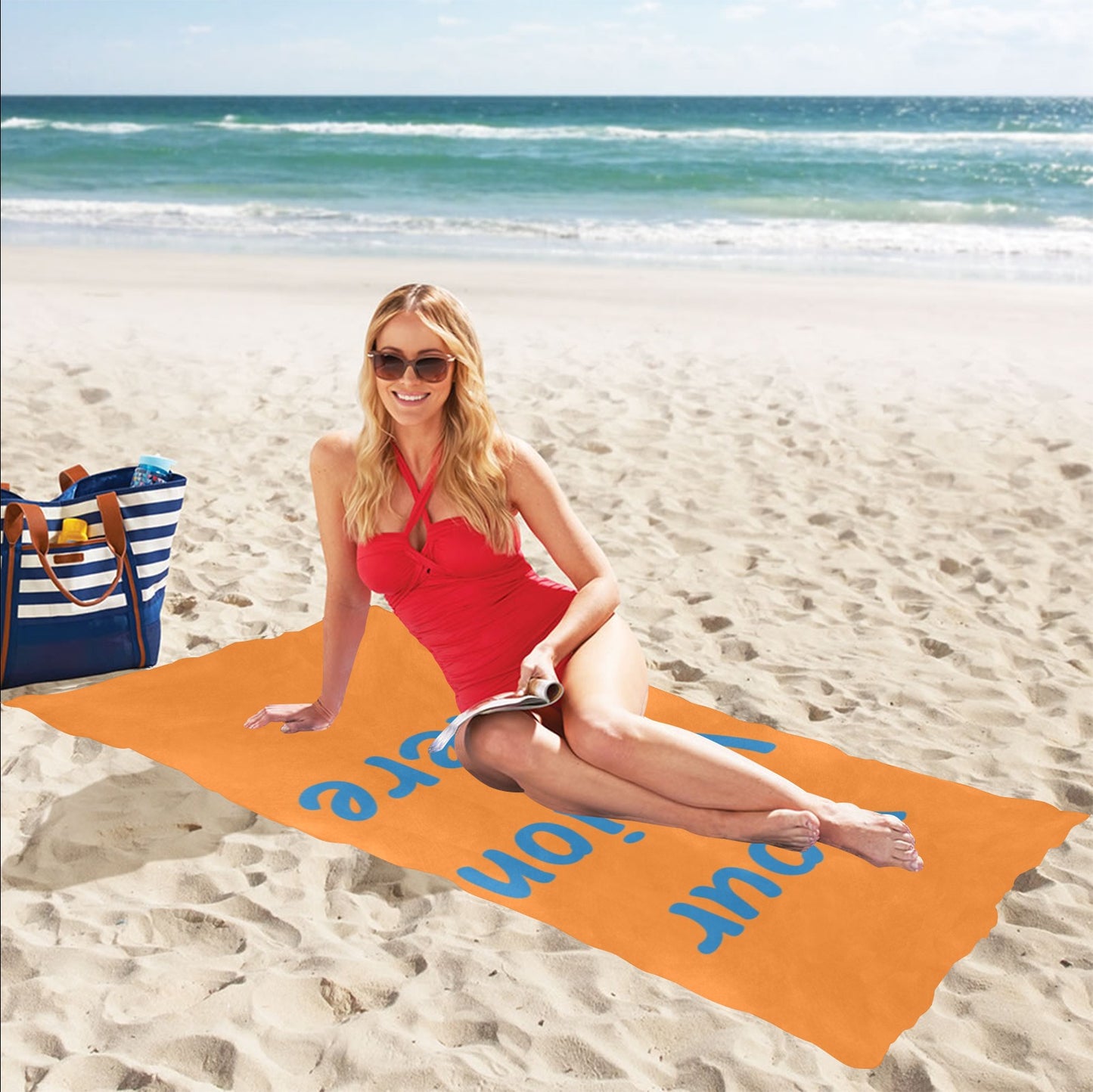 Personalized Towel Beach Towel 30x60"